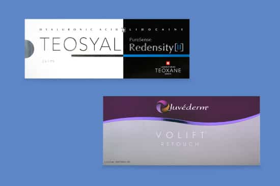 the comparison of teosyal avd juvederm dermal fillers