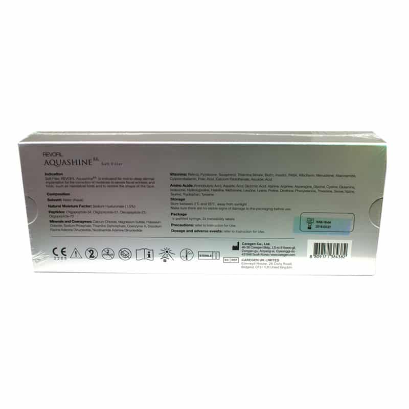 Buy REVOFIL AQUASHINE BR SOFT FILLER - 1 Pre-Filled Syringe  online