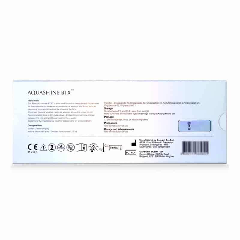 REVOFIL AQUASHINE PTX - 1 Pre-Filled Syringe  cost per unit is  $69